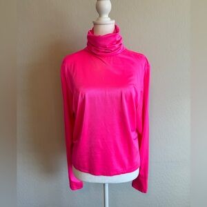 JJ snow Aspen‎ vintage neon pink turtleneck